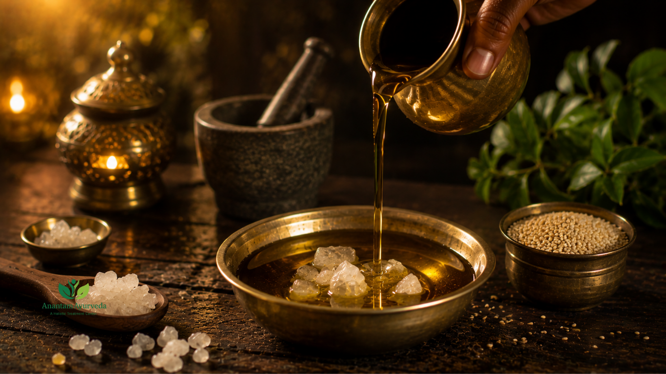 Bhimseni Camphor with Sesame Oil